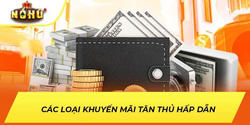 Các loại khuyến mãi tân thủ hấp dẫn